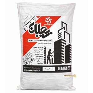 چسب کاشی پودری زیمابان 25 کیلویی برای نصب کاشی و سرامیک روی کف و دیوار