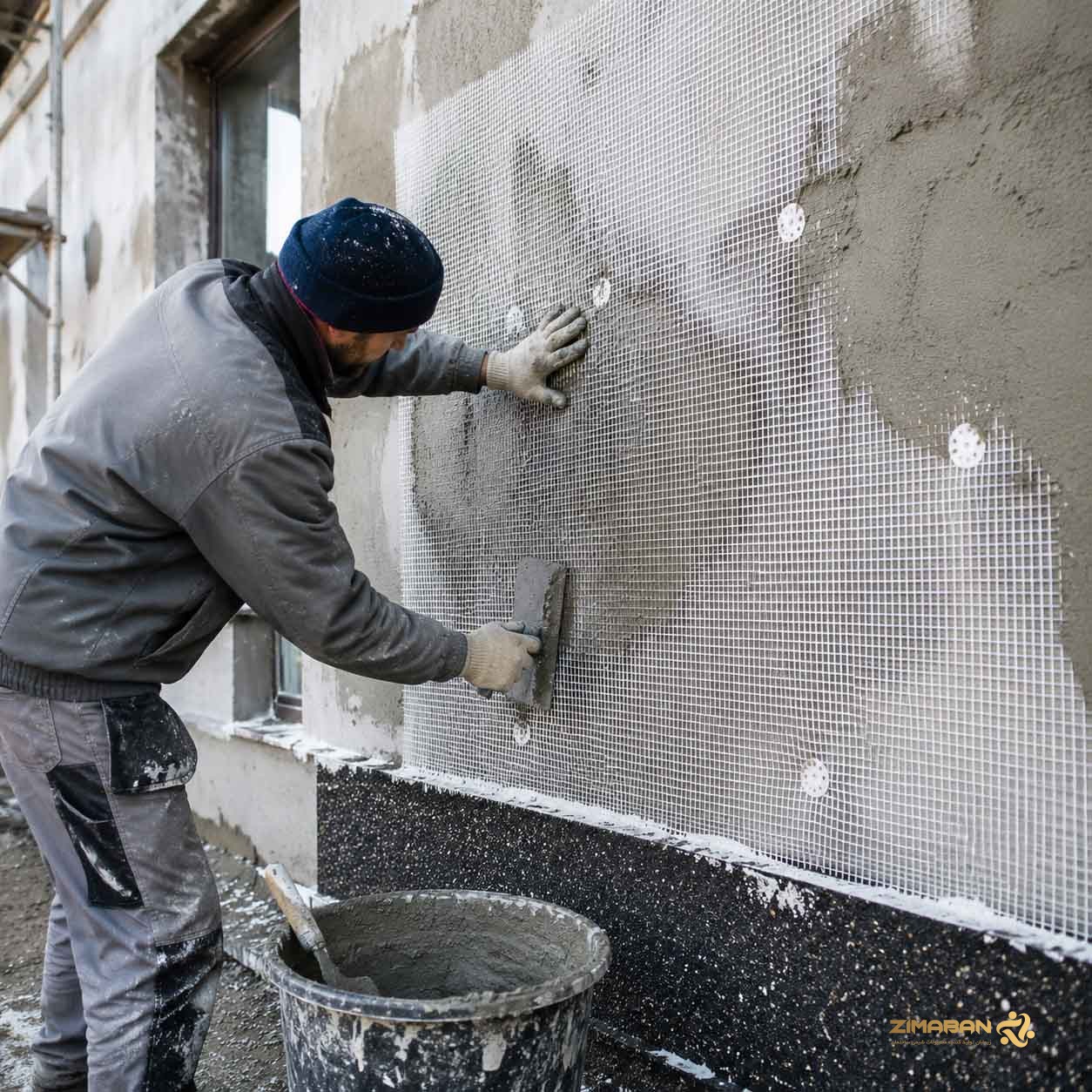 مش و توری پلی پروپیلن برای آببندی و عایقکاری ساختمان
