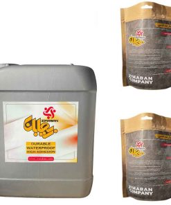 پک بندکشی ۴ لیتری به همراه دو کیلو پودر بندکشی زیمابان مناسب ترمیم درز کاشی و سرامیک