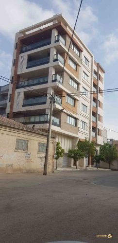 نمای ساختمان پس از اجرای عایق رطوبتی زیمابان؛ مقاوم در برابر باران‌های اسیدی