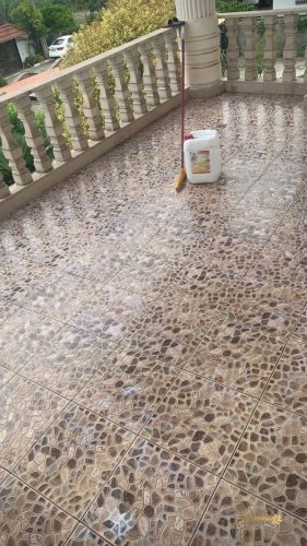 اجرای نانو عایق روی سطح سیمانی برای جلوگیری از نفوذ آب