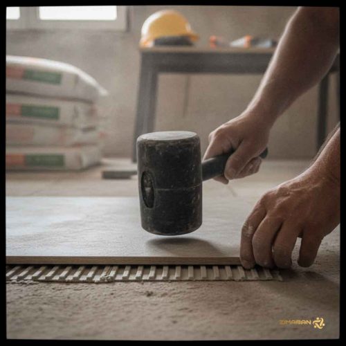 چسب کاشی و سنگ پودری